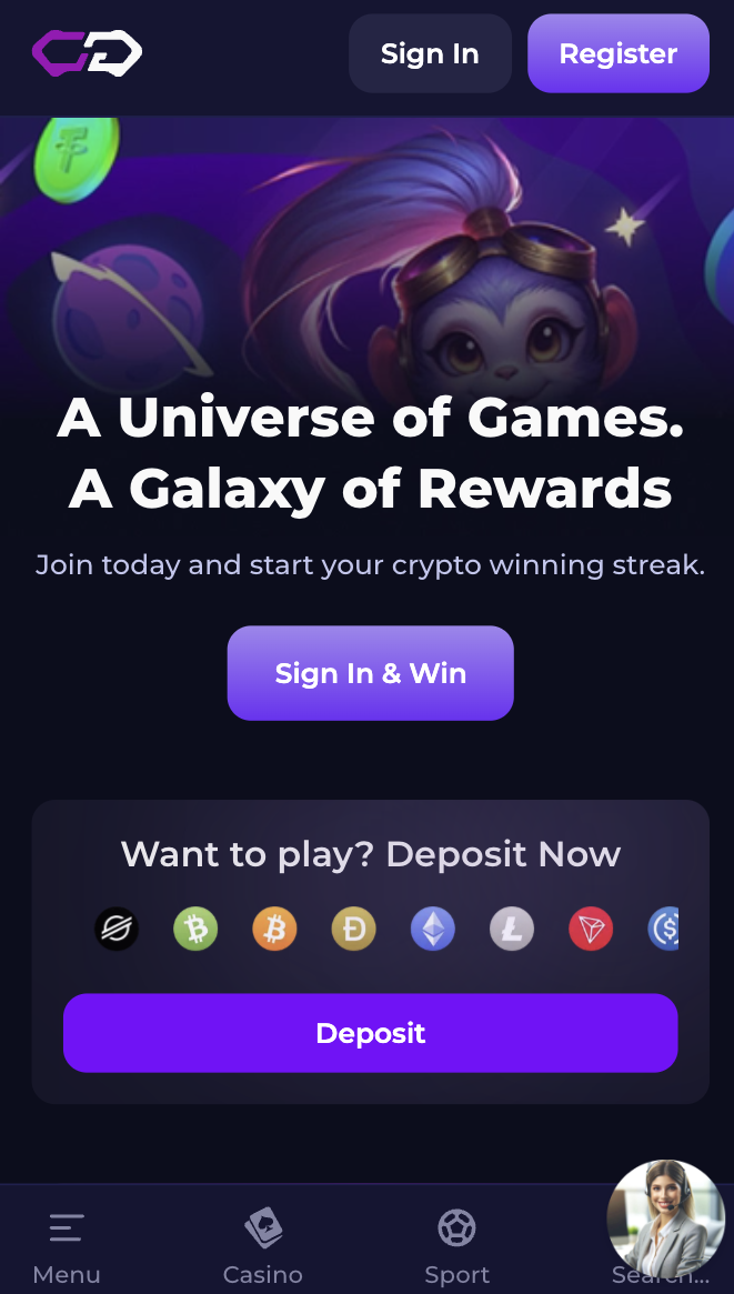 Crypto Games desktop screenshot