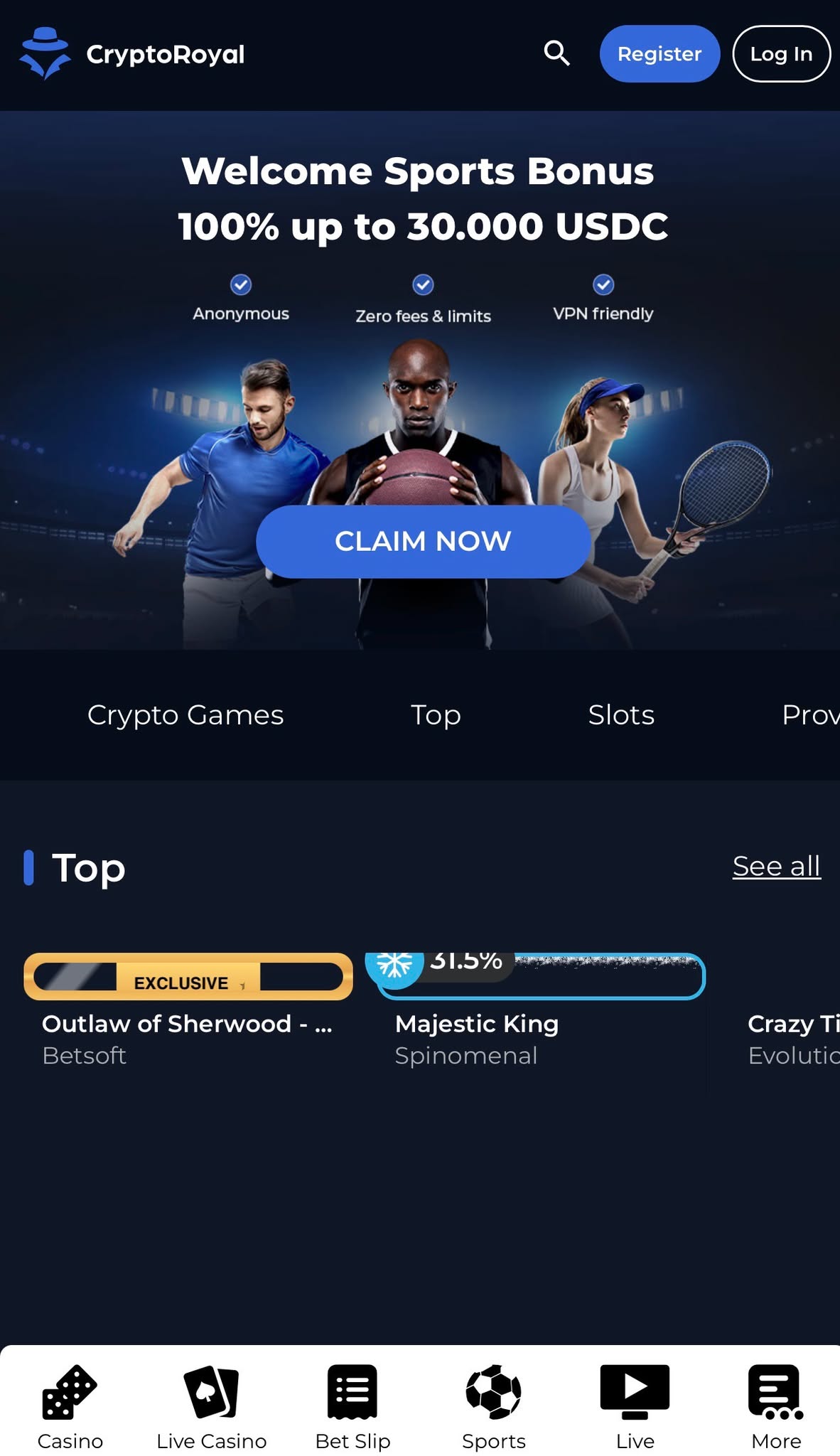 Crypto Royal desktop screenshot