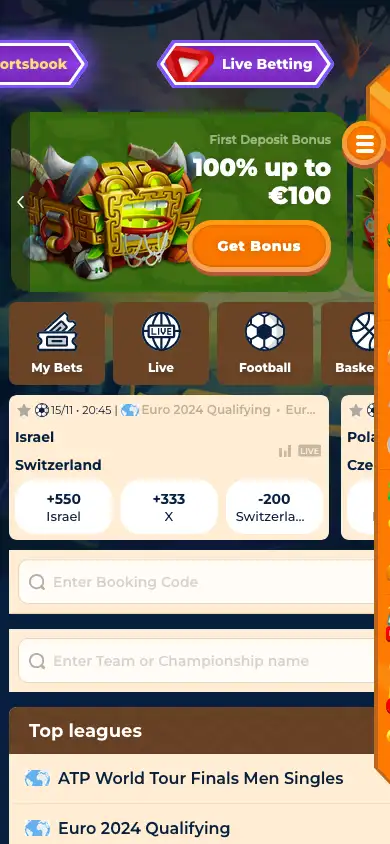 Wazamba Casino desktop screenshot