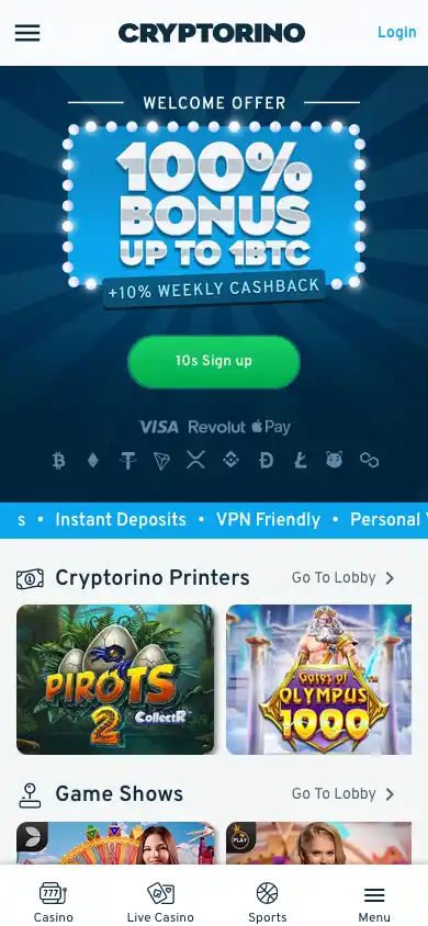 Cryptorino desktop screenshot
